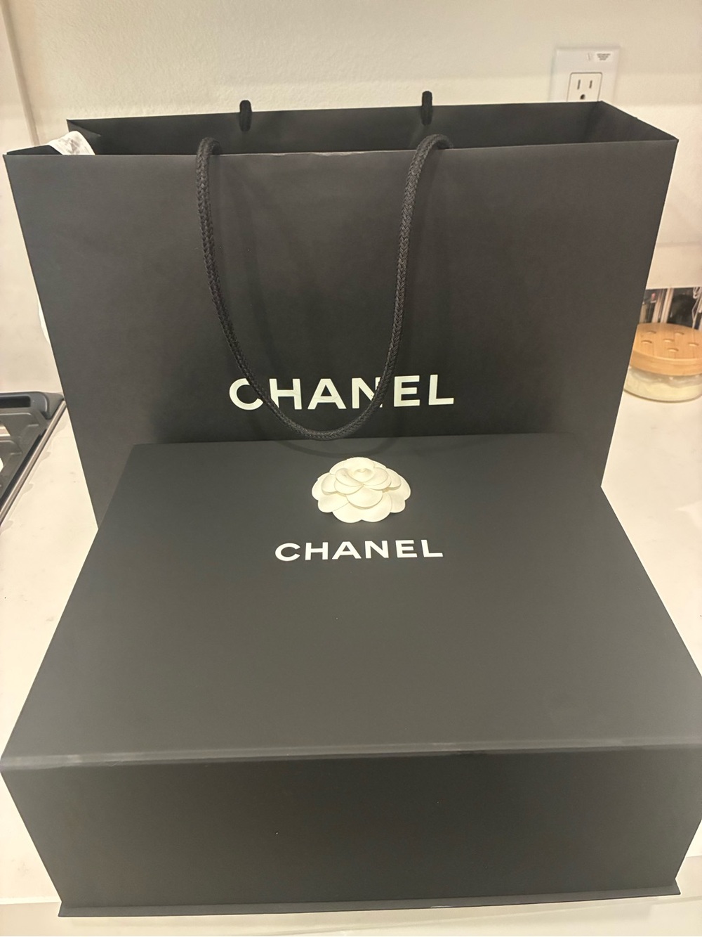 CHANEL 19 Medium Flap Bag-black lamb skin with aged gold hardware